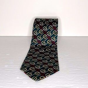 Brooks Brothers Silk Handmade Men's Necktie Equestrian Tack